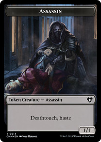 Assassin (0014) // Servo (0045) Double-Sided Token - Foil